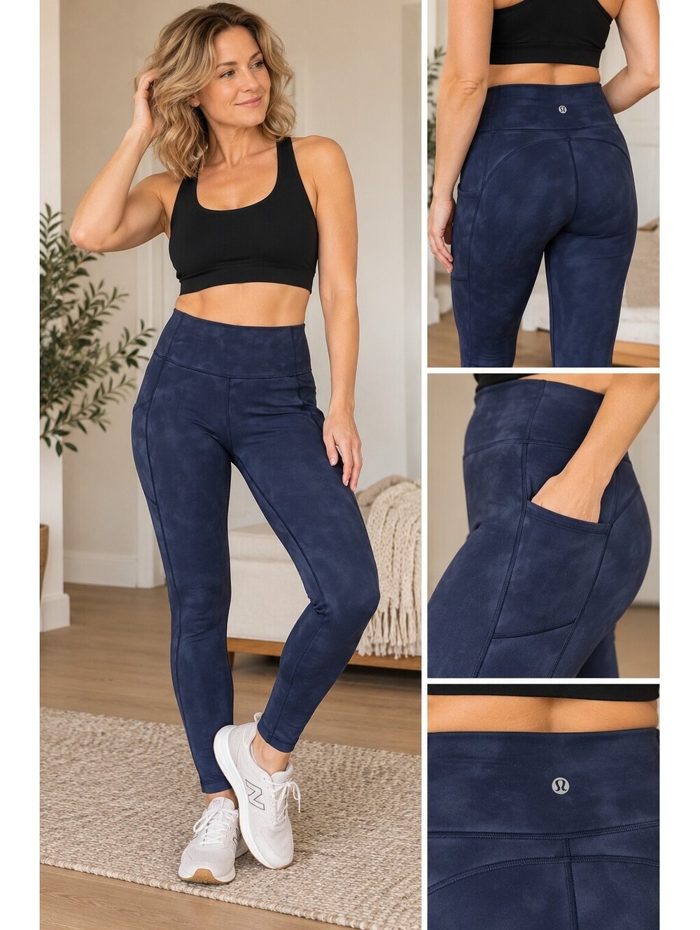 Lululemon Leggings Size 6 – Navy Blue